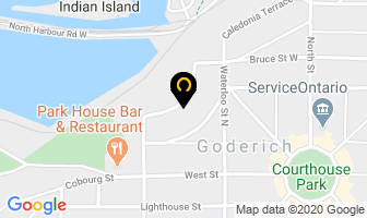 Stoddart R G in Goderich map