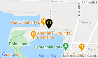 Stoke's Bay Bar & Grill in Sarnia map