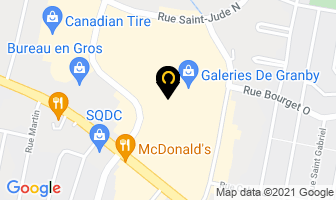 Stokes Galeries De Granby in Charlemagne map
