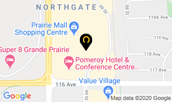Stokes Prairie Mall in Grande Prairie map