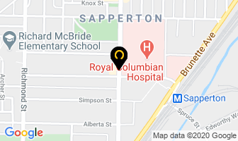 Stolar Marguerite Dr in New Westminster map