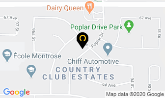 Stone Works Custom Yard Design in Grande Prairie map
