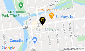 Stonetown Travel Ltd in Saint Marys map