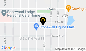 Stonewall Youth Drop-In Centre in Stonewall map