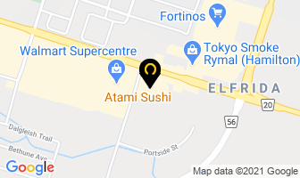 Stoney Mountain Dental Care in Hamilton map