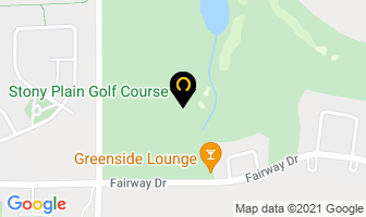 Stony Plain Golf Course in Stony Plain map