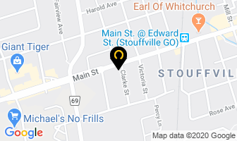 Stouffville Optometry in Whitchurch-stouffville map