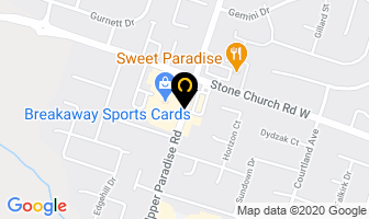 Str8 Personal Training & Fitness in Hamilton map