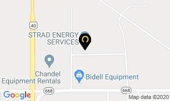 Strad Energy Services in Grande Prairie map