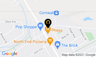 Stradwick's in Cornwall map