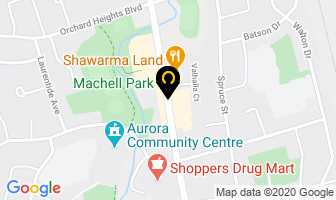 Straight Lines Inc in Aurora map