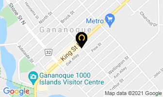 Strands Of Time in Gananoque map