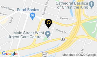 Strangway Insulation in Hamilton map