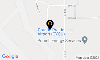 Strategic Aviation Services in Grande Prairie map