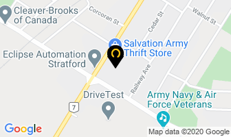 Stratford City Mazda in Stratford map