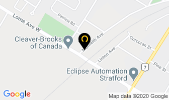 Stratford Garage & Overhead Doors in Stratford map