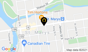 Stratford Musicians' Association in Saint Marys map