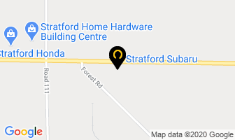 Stratford Subaru in Stratford map