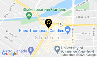 Stratford Symphony Orchestra in Stratford map