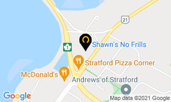 Stratford Video in Stratford map