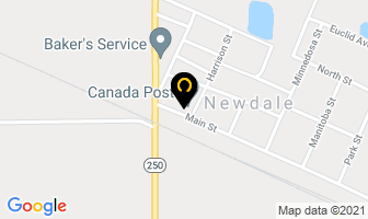 Strathclair Credit Union Ltd in Newdale map