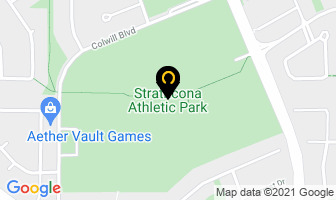 Strathcona Athletic Park in Sherwood Park map
