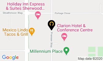 Strathcona County Transit Administration in Sherwood Park map