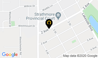 Strathmore Vacuum Service in Division No. 5 map
