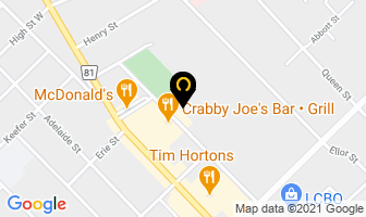 Strathroy-Caradoc Police Service Administration in Strathroy map