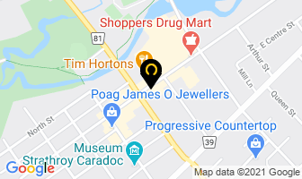 Strathroys Tailor in Strathroy map