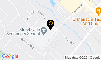 Streetsville Secondary School in Mississauga map