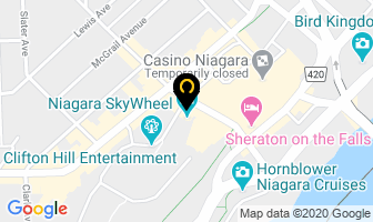 Strike Rock N'bowl in Niagara Falls map