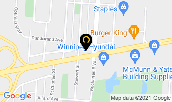 Strobel Holdings in Winnipeg map