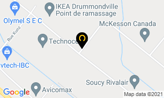 Structure Brl in Drummondville map