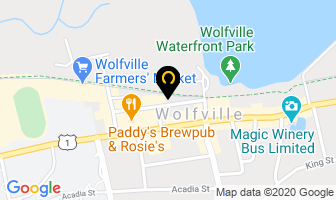 Strum Insurance in Wolfville map