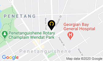 Stubbins Robert I Dr in Penetanguishene map