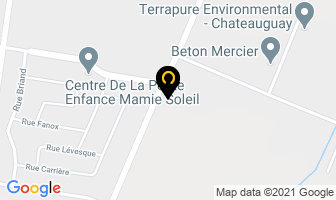 Studio Bahia in Saint-Hyacinthe map