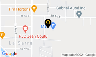 Studio Carrefour La Sarre in La Sarre map