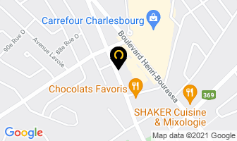 Studio Ch&acirc;teau Brillant in Ville de Québec map