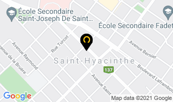 Studio G Coiffeures Inc in Saint-Hyacinthe map