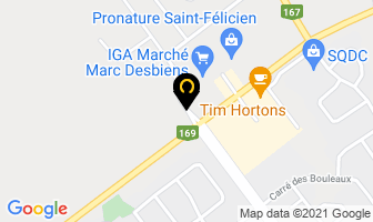Studio Jacob in Saint-félicien map