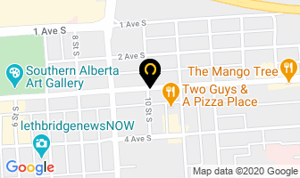 Sturgeon Bill Sutton in Lethbridge map