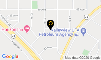 Sturgeon Lake School Shop in Valleyview map