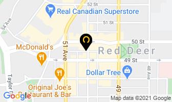 Stus Siding Inc in Red Deer map