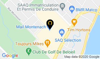 Subaquatique Inc in Whistler map