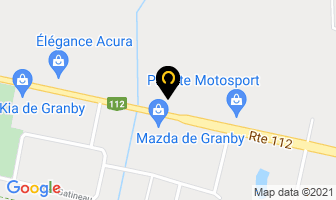 Subaru Granby in Charlemagne map