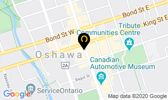Subway in Oshawa map
