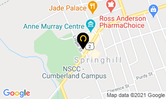 Subway in Springhill map