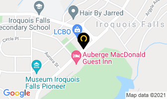 Subway in Iroquois Falls map