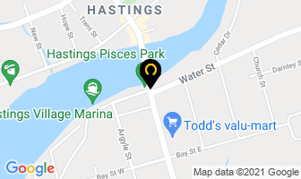 Subway in Trent Hills map